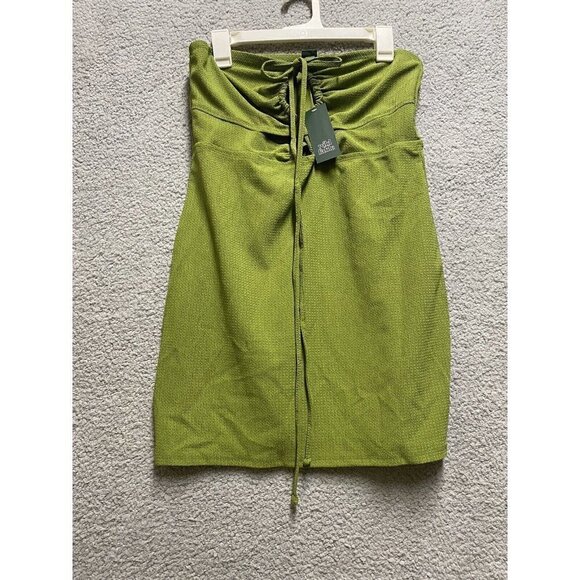 Wild Fable Responsible Style Large Green Sleeveless Dress New - Picture 2 of 8